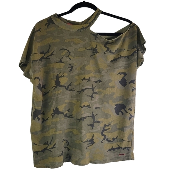 n:PHILANTHROPY Flamingo Cutout Camouflage Top - Picture 7 of 15
